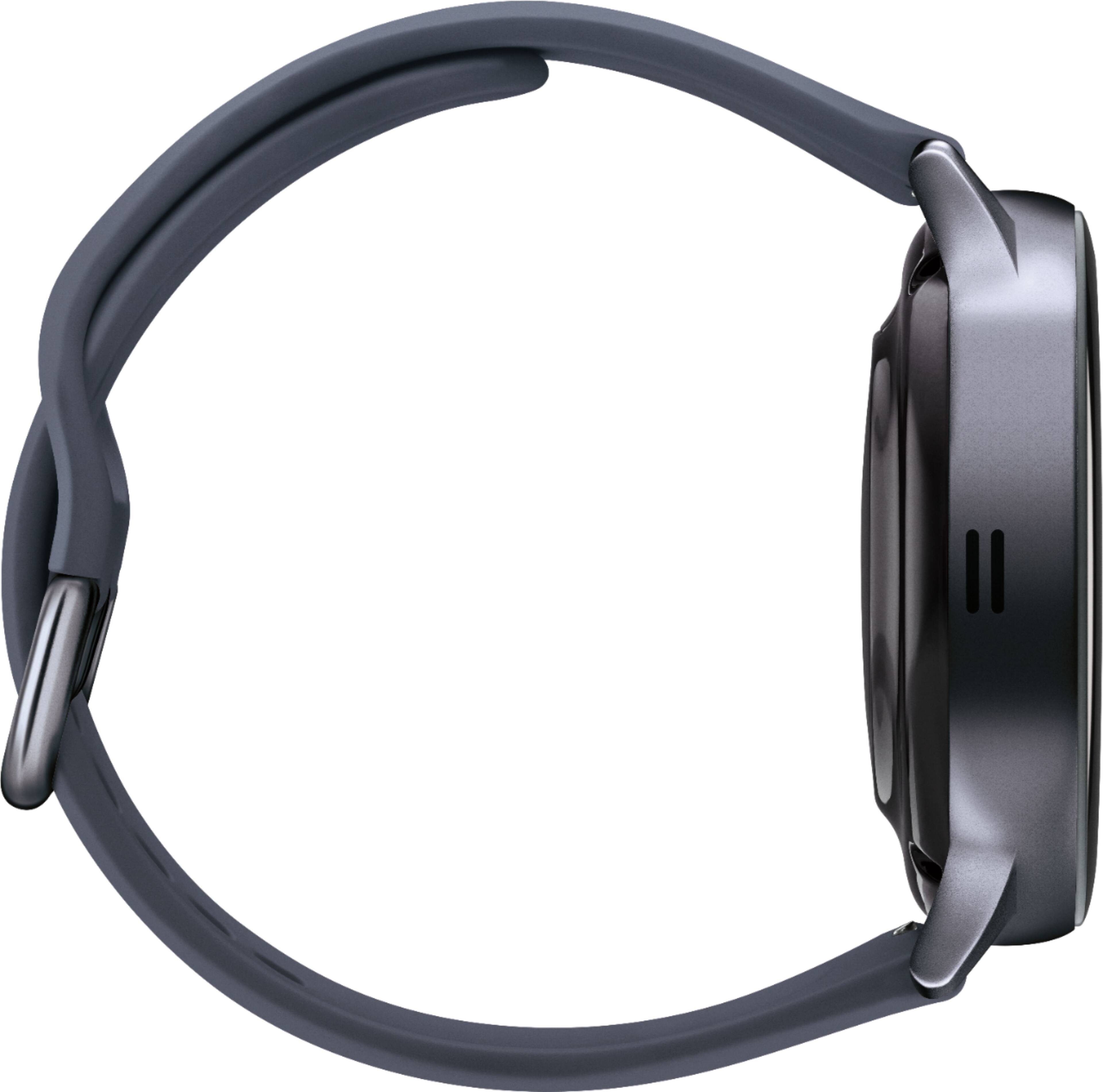 Alt View 18. Samsung - Geek Squad Certified Refurbished Galaxy Watch Active2 Smartwatch 44mm Aluminum - Aqua Black.