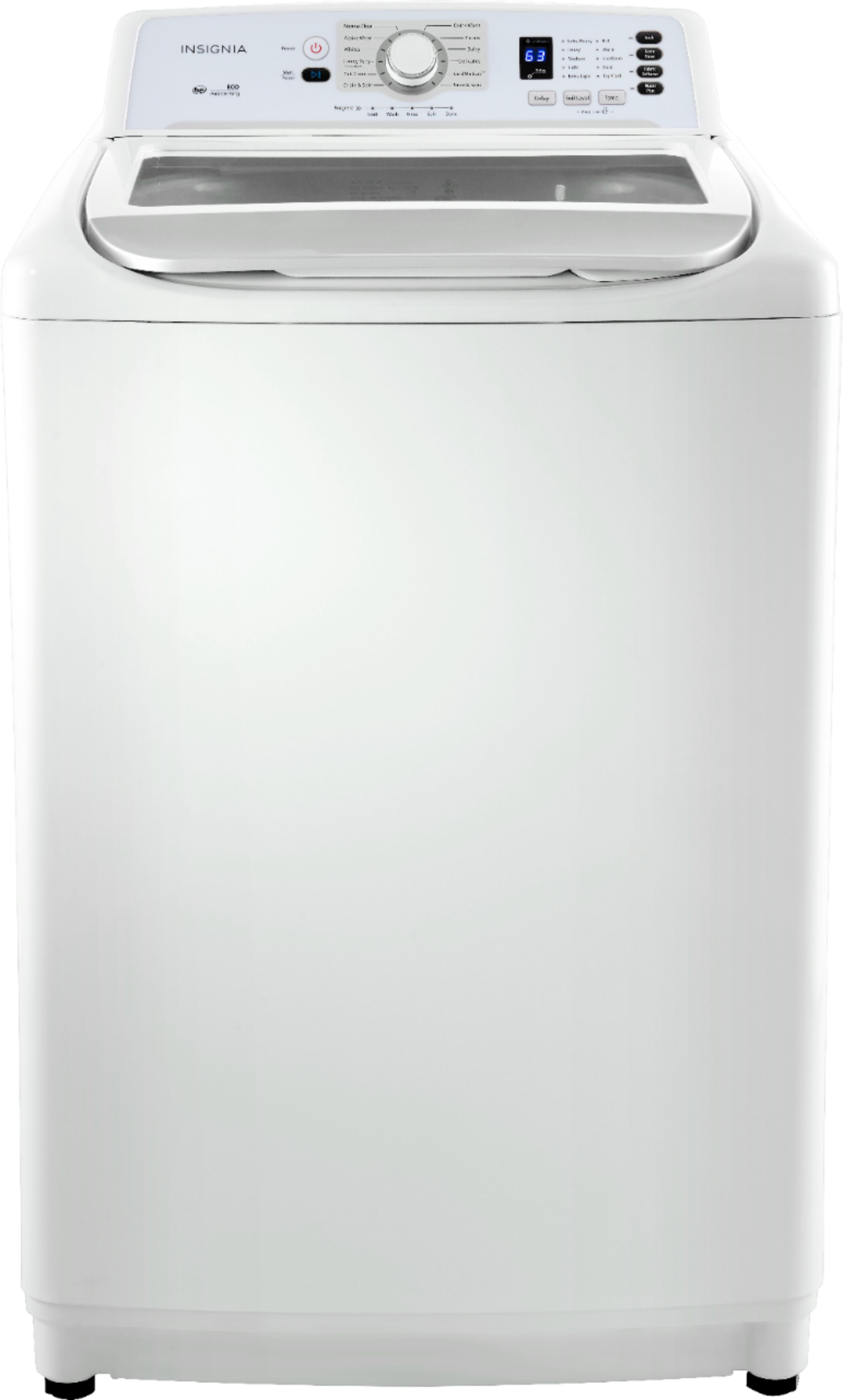 Insignia™ - 4.5 Cu. Ft. High Efficiency Top Load Washer with ColdMotion