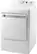 Front. Insignia™ - 7.5 Cu. Ft. Electric Dryer - White.