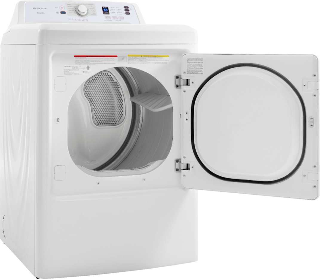 Zoom in on Alt View Zoom 6. Insignia™ - 7.5 Cu. Ft. Electric Dryer - White.