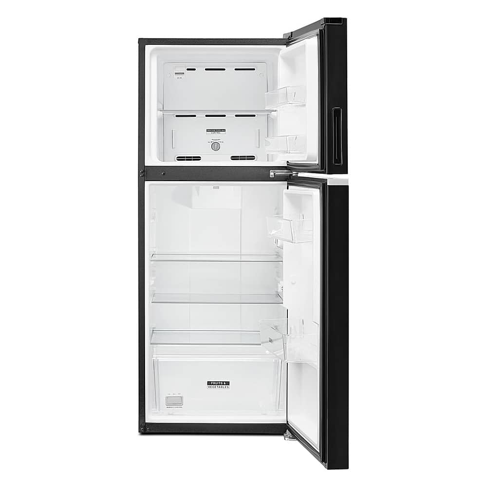 Angle. Whirlpool - 11.6 Cu. Ft. Top-Freezer Counter-Depth Refrigerator - Black.