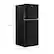Alt View 1. Whirlpool - 11.6 Cu. Ft. Top-Freezer Counter-Depth Refrigerator - Black.