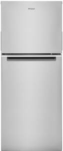 Whirlpool - 11.6 Cu. Ft. Top-Freezer Counter-Depth Refrigerator - Stainless steel - Front_Standard