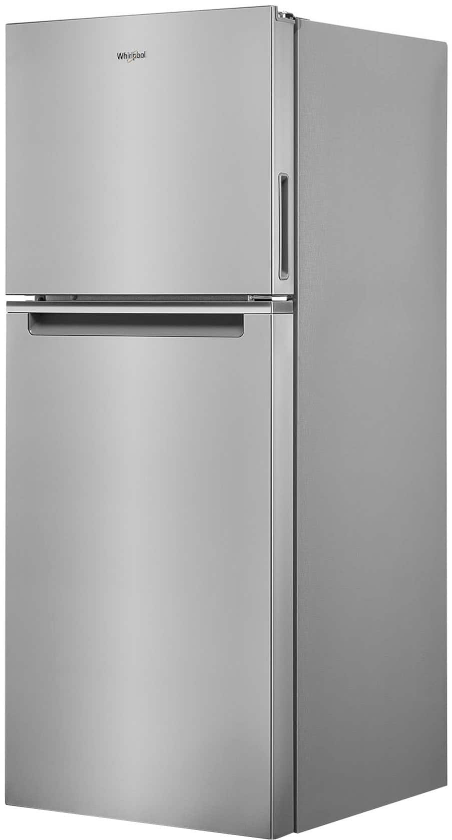 Alt View 2. Whirlpool - 11.6 Cu. Ft. Top-Freezer Counter-Depth Refrigerator - Stainless Steel.