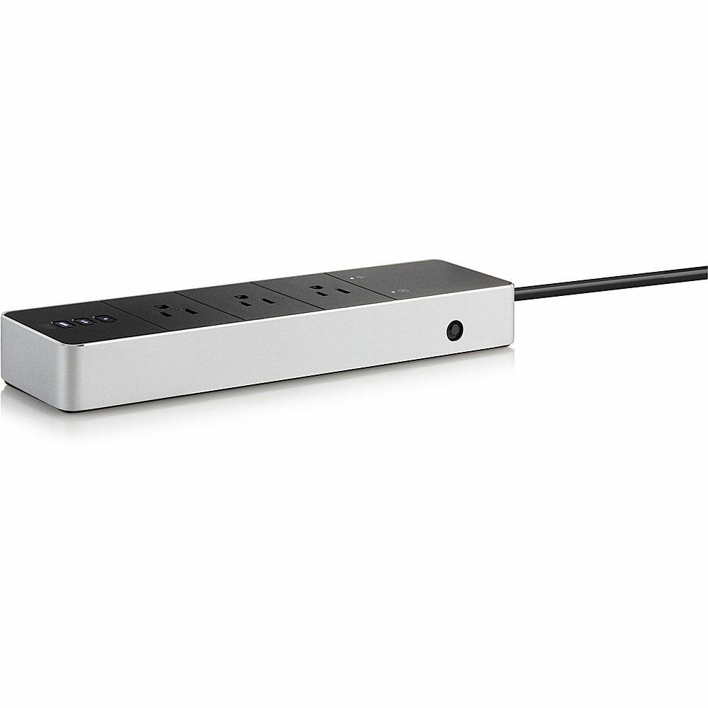 Alt View 22. Eve - Eve Energy Strip - Smart Triple Outlet &amp; Power Meter with Apple HomeKit technology - Black/Silver.