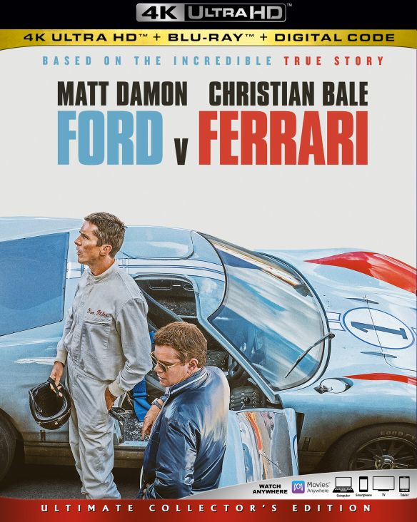  Ford v Ferrari [Includes Digital Copy] [4K Ultra HD Blu-ray/Blu-ray] [2019]