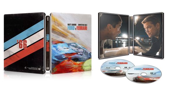  Ford v Ferrari [SteelBook] [Includes Digital Copy] [4K Ultra HD Blu-ray/Blu-ray] [Only @ Best Buy] [2019]