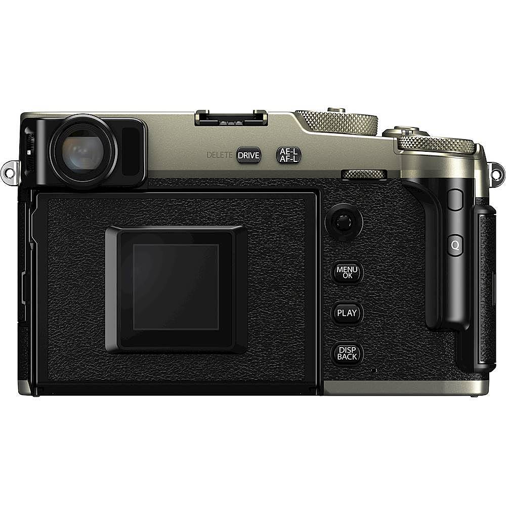 Back View: Fujifilm - X Series X-T30 Mirrorless Camera with 15-45mm Lens - Black