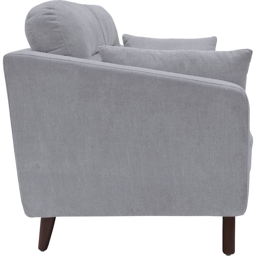 Alt View 11. Serta - Sierra Mid-Century Modern 2-Seat Fabric Loveseat - Smoke Gray.