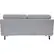 Alt View 12. Serta - Sierra Mid-Century Modern 2-Seat Fabric Loveseat - Smoke Gray.