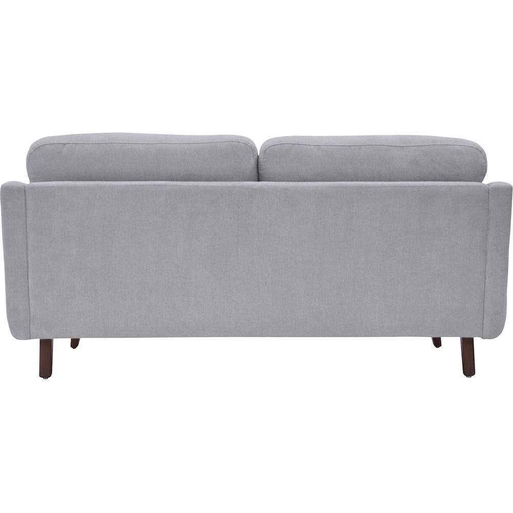 Alt View 12. Serta - Sierra Mid-Century Modern 2-Seat Fabric Loveseat - Smoke Gray.