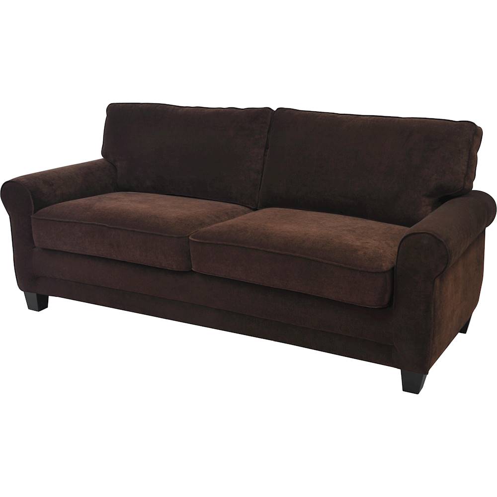 Serta - Copenhagen 3-Seat Fabric Sofa - Windsor Brown