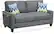 Alt View 11. Serta - Astoria 3-Seat Fabric Sofa - Light Gray.
