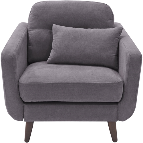Elle Decor - Mid-Century Modern Armchair - Dark Gray