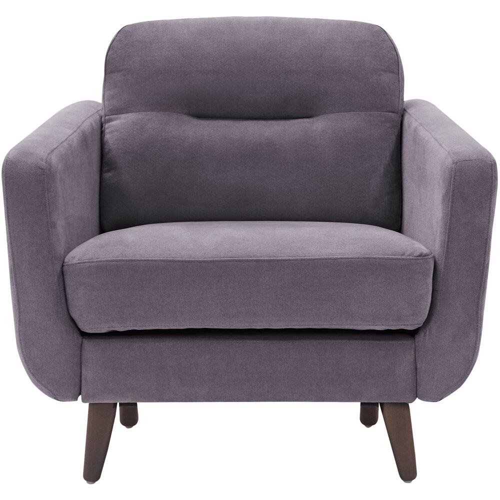 Best Buy: Elle Decor Mid-Century Modern Armchair Dark Gray FF16051