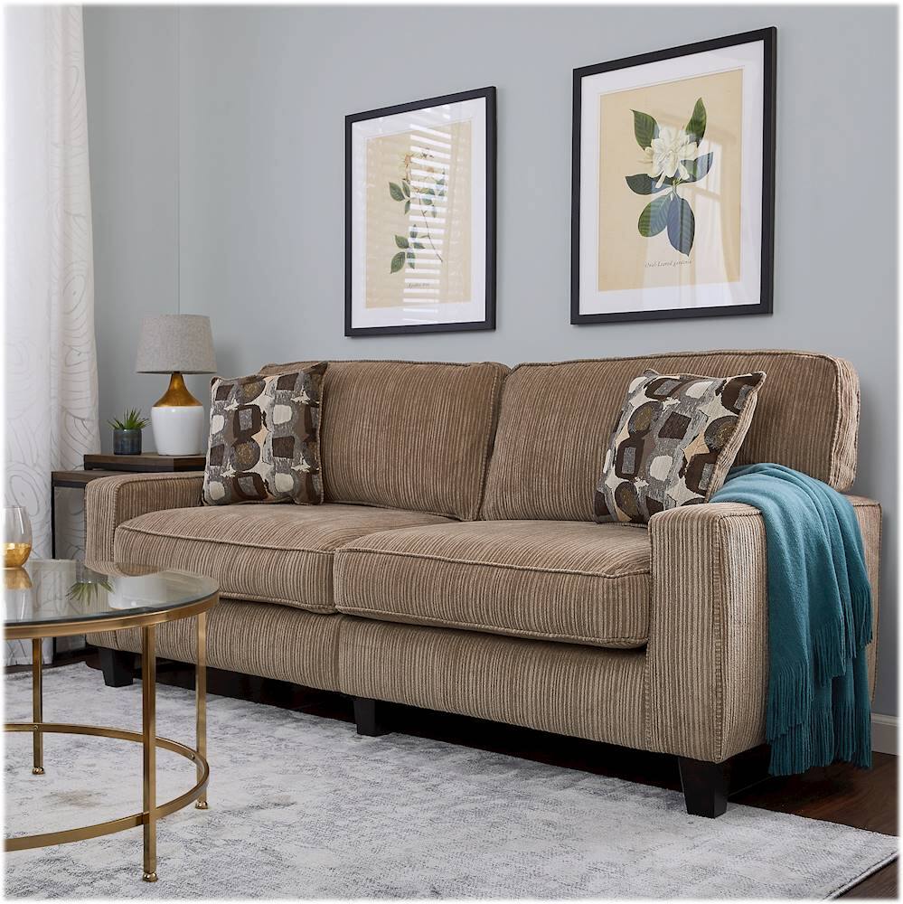Alt View 21. Serta - RTA Palisades 3-Seat Fabric Sofa - Kingston Beige.