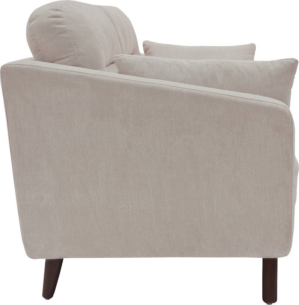 Alt View 12. Serta - Sierra Mid-Century Modern 2-Seat Fabric Loveseat - Ivory.