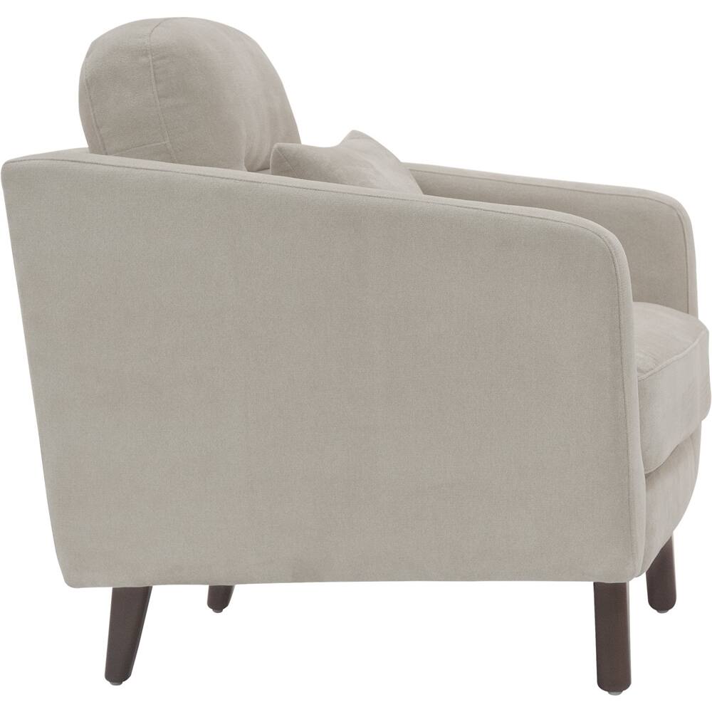 Alt View 12. Serta - Sierra Mid-Century Modern Armchair - Ivory.