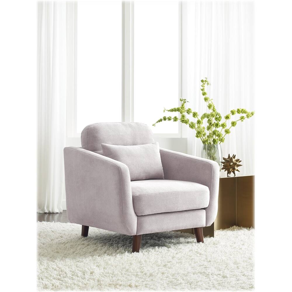Alt View 14. Serta - Sierra Mid-Century Modern Armchair - Ivory.