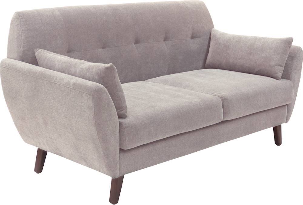 Angle. Serta - Artesia 2-Seat Fabric Loveseat - Ivory.