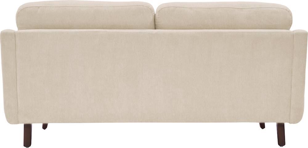 Alt View 12. Elle Decor - Chloe Mid-Century Modern 3-Seat Fabric Sofa - Beige.