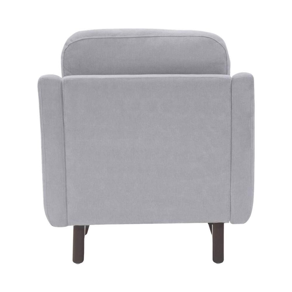 Alt View 12. Serta - Sierra Mid-Century Modern Armchair - Smoke Gray.