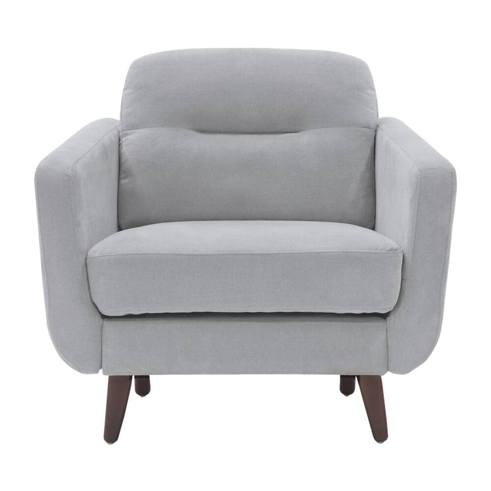 Alt View 16. Serta - Sierra Mid-Century Modern Armchair - Smoke Gray.