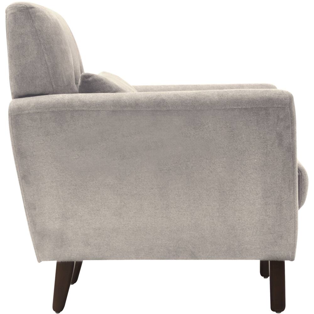 Alt View 12. Serta - Artesia Mid-Century Microfiber Armchair - Ivory.