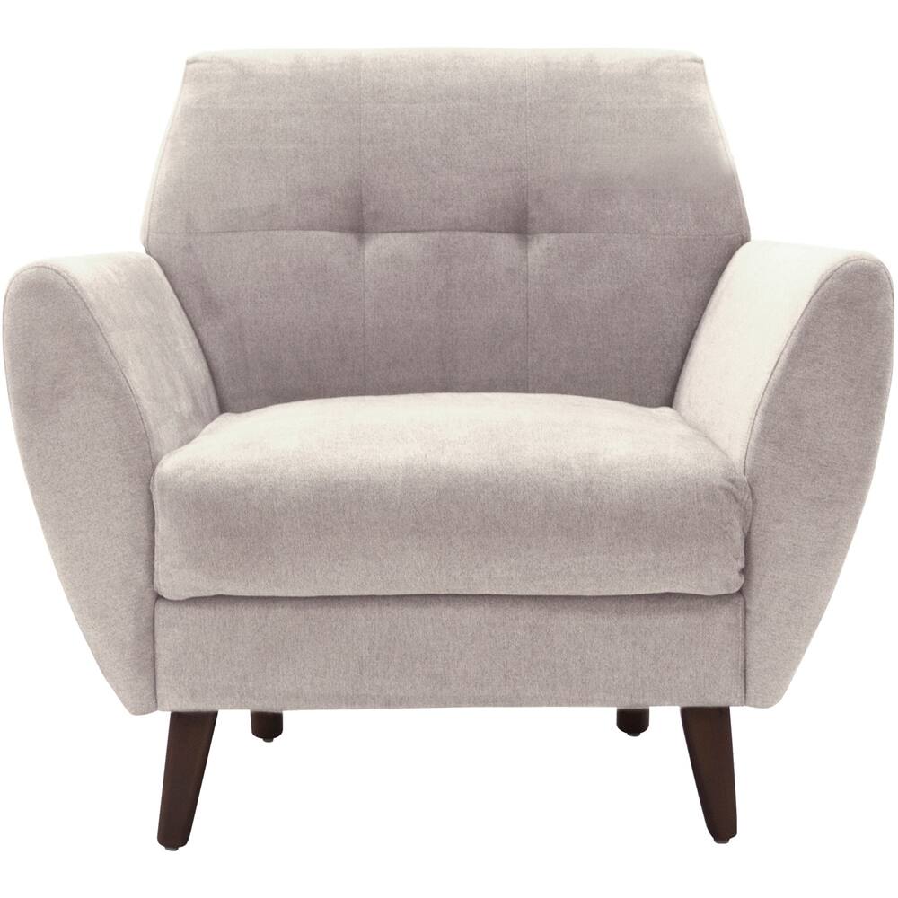 Alt View 17. Serta - Artesia Mid-Century Microfiber Armchair - Ivory.