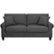 Front Zoom. Serta - Copenhagen 3-Seat Fabric Sofa - Windsor Gray.