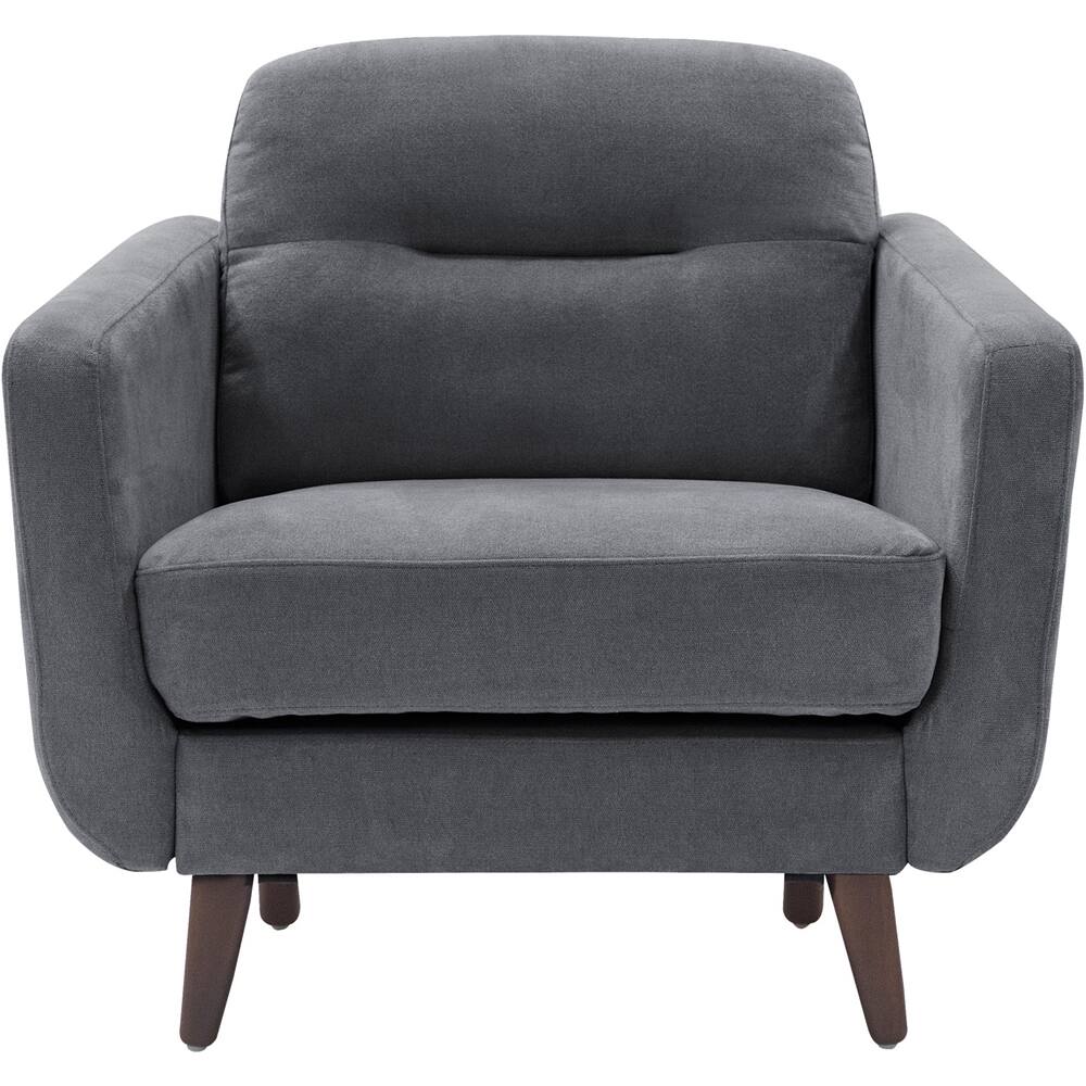 Alt View 16. Serta - Sierra Mid-Century Modern Armchair - Slate Gray.