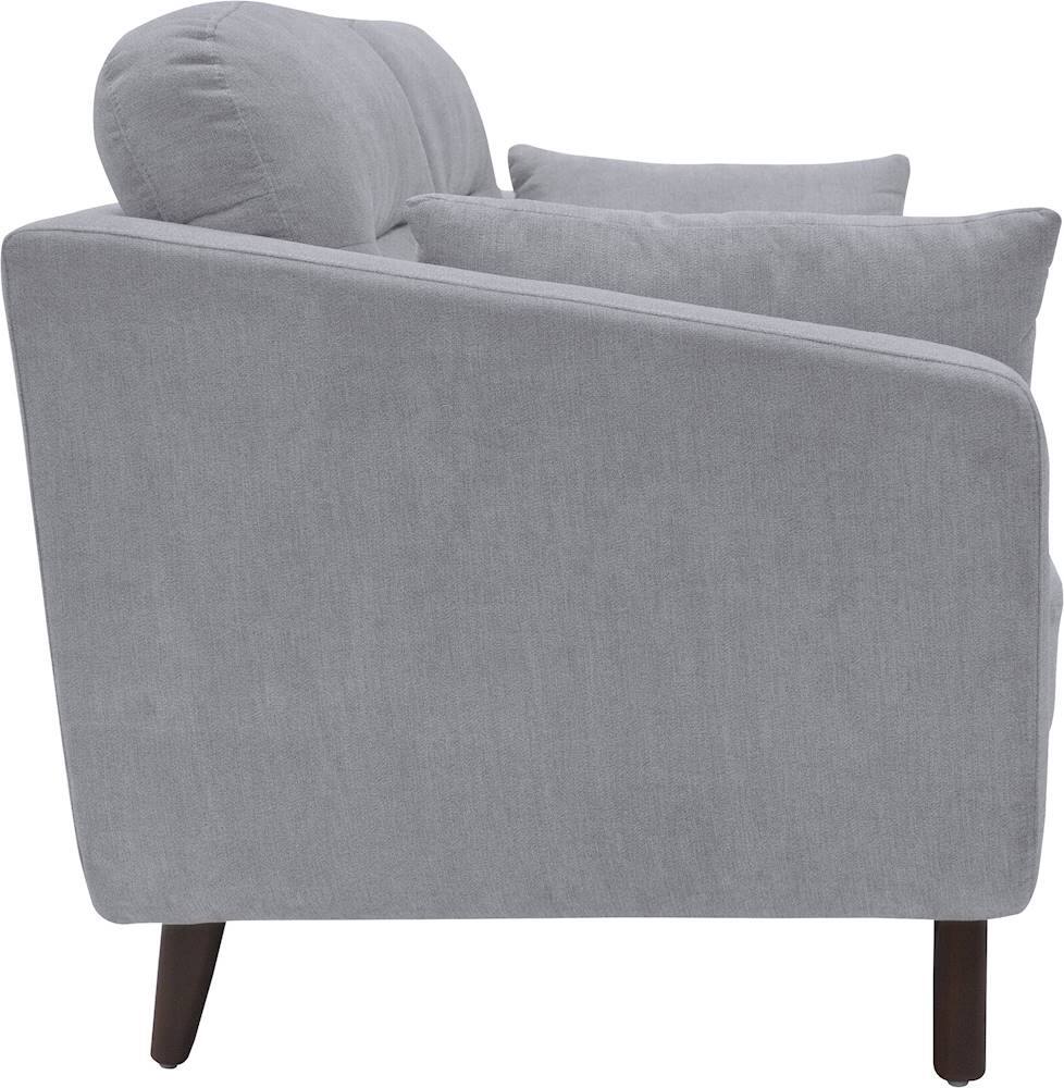Alt View 11. Serta - Sierra Mid-Century 3-Seat Fabric Sofa - Smoke Gray.