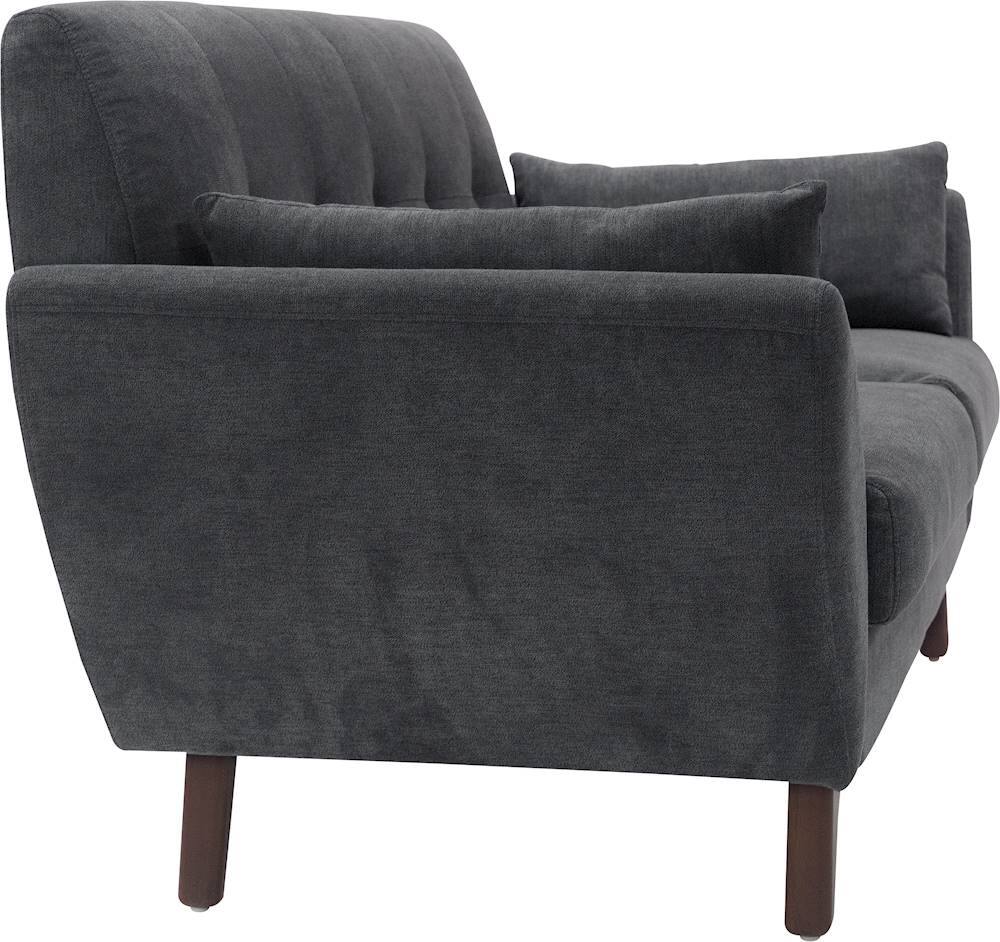 Alt View 12. Serta - Artesia 3-Seat Fabric Sofa - Slate Gray.