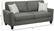 Alt View 11. Serta - Astoria 3-Seat Fabric Sofa - Dark Gray.