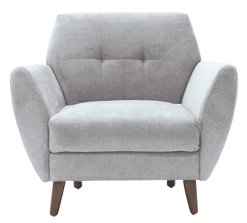 Elle Decor - Elle Décor Mid-Century Modern Armchair - Light Gray