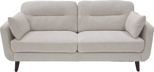 Serta - Sierra Mid-Century 3-Seat Fabric Sofa - Ivory