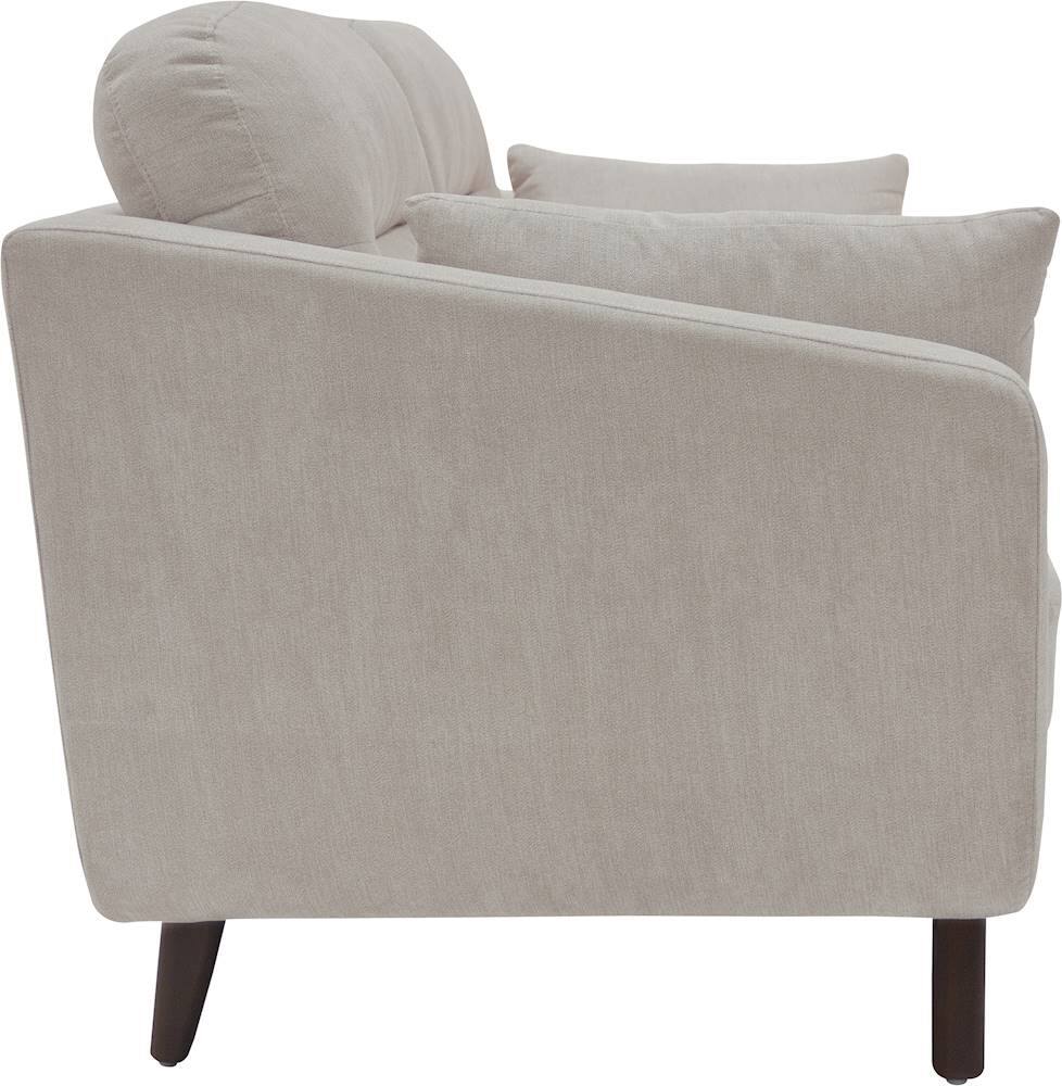 Alt View 11. Serta - Sierra Mid-Century 3-Seat Fabric Sofa - Ivory.