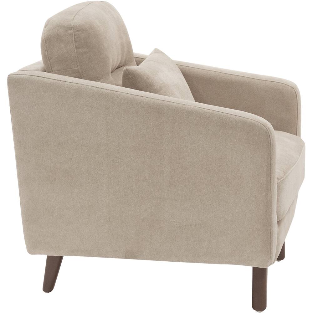 Alt View 12. Elle Decor - Mid-Century Modern Armchair - Beige.