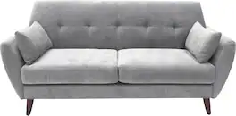 Serta - Artesia 2-Seat Fabric Loveseat - Smoke Gray