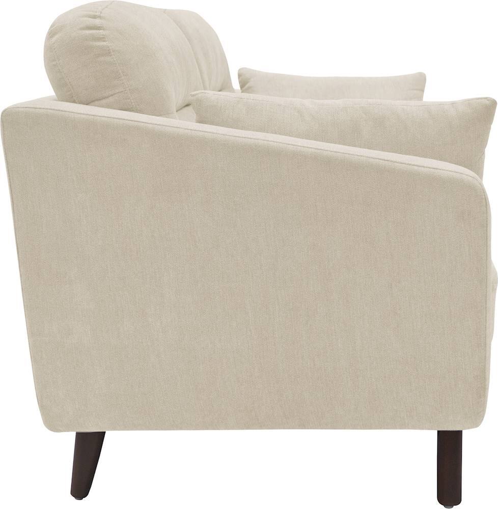 Alt View 11. Elle Decor - Chloe Mid-Century Modern 2-Seat Fabric Loveseat - Beige.