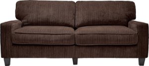 Serta - RTA Palisades 3-Seat Fabric Sofa - Kingston Brown - Front_Zoom