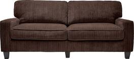 Serta - RTA Palisades 3-Seat Fabric Sofa - Kingston Brown