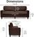 Alt View 18. Serta - RTA Palisades 3-Seat Fabric Sofa - Kingston Brown.