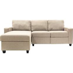Serta - Palisades Fabric Reclining Sectional - Dusk Beige - Front_Zoom
