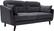 Angle. Serta - Sierra Mid-Century Modern 2-Seat Fabric Loveseat - Slate Gray.