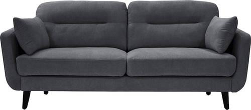 Serta - Sierra Mid-Century Modern 2-Seat Fabric Loveseat - Slate Gray