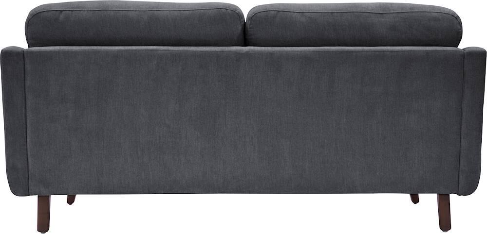 Alt View 12. Serta - Sierra Mid-Century Modern 2-Seat Fabric Loveseat - Slate Gray.