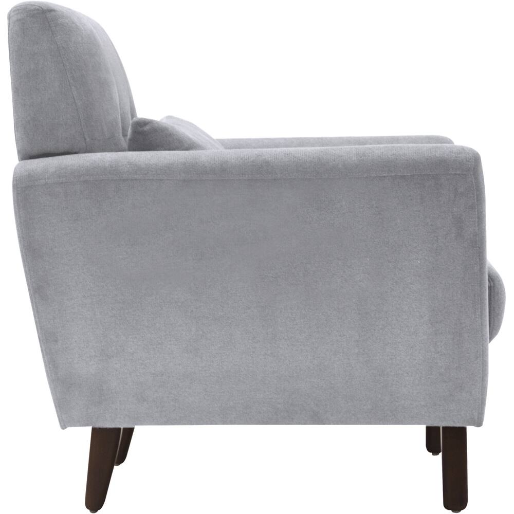 Alt View 12. Serta - Artesia Mid-Century Microfiber Armchair - Smoke Gray.