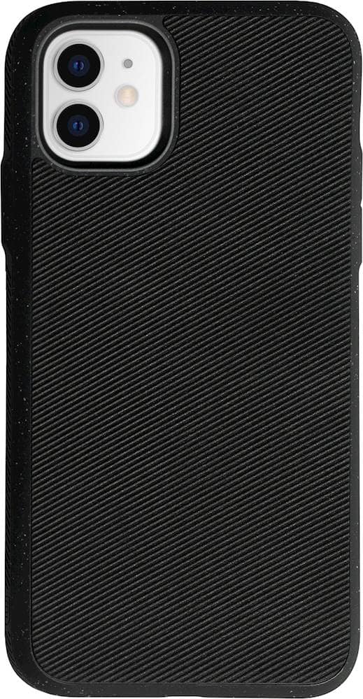 Front. BodyGuardz - Paradigm Grip Case for Apple® iPhone® 11 - Black/Neon Yellow.