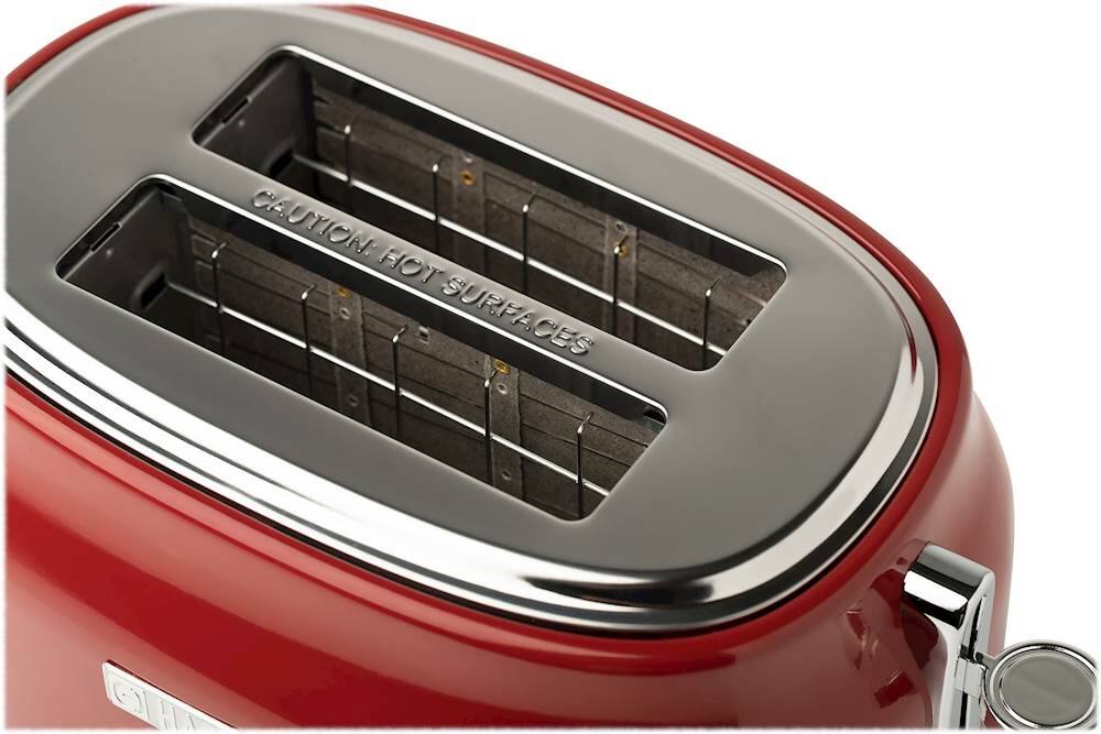 Alt View 12. Haden - Dorset 2-Slice Toaster Wide Slot for Bagels with Multi Settings - Rectory Red.